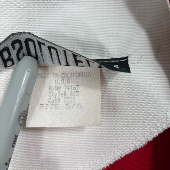 🔥Vintage Absolutely Two Toned Red & Black pleated Dress - Picture 9 of 12